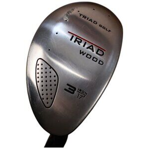 Triad Golf Triad Wood 3-Iron Hybrid – 17° RH Stiff Dynamic Gold Steel Shaft